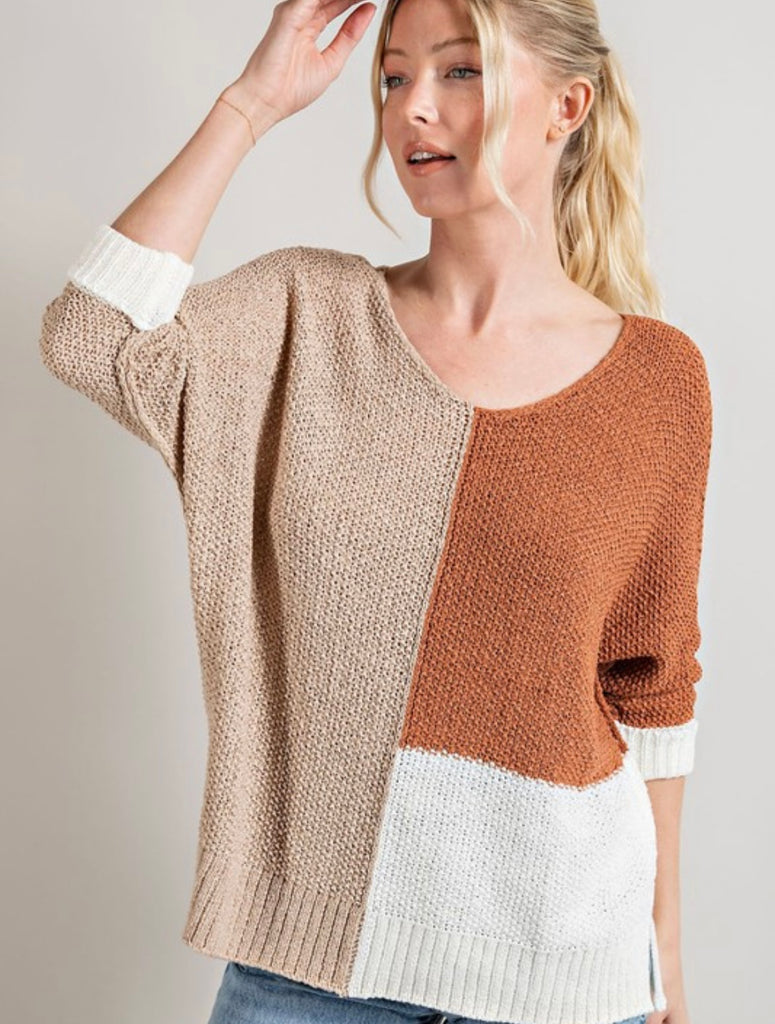 Tara Wheat/Camel Sweater